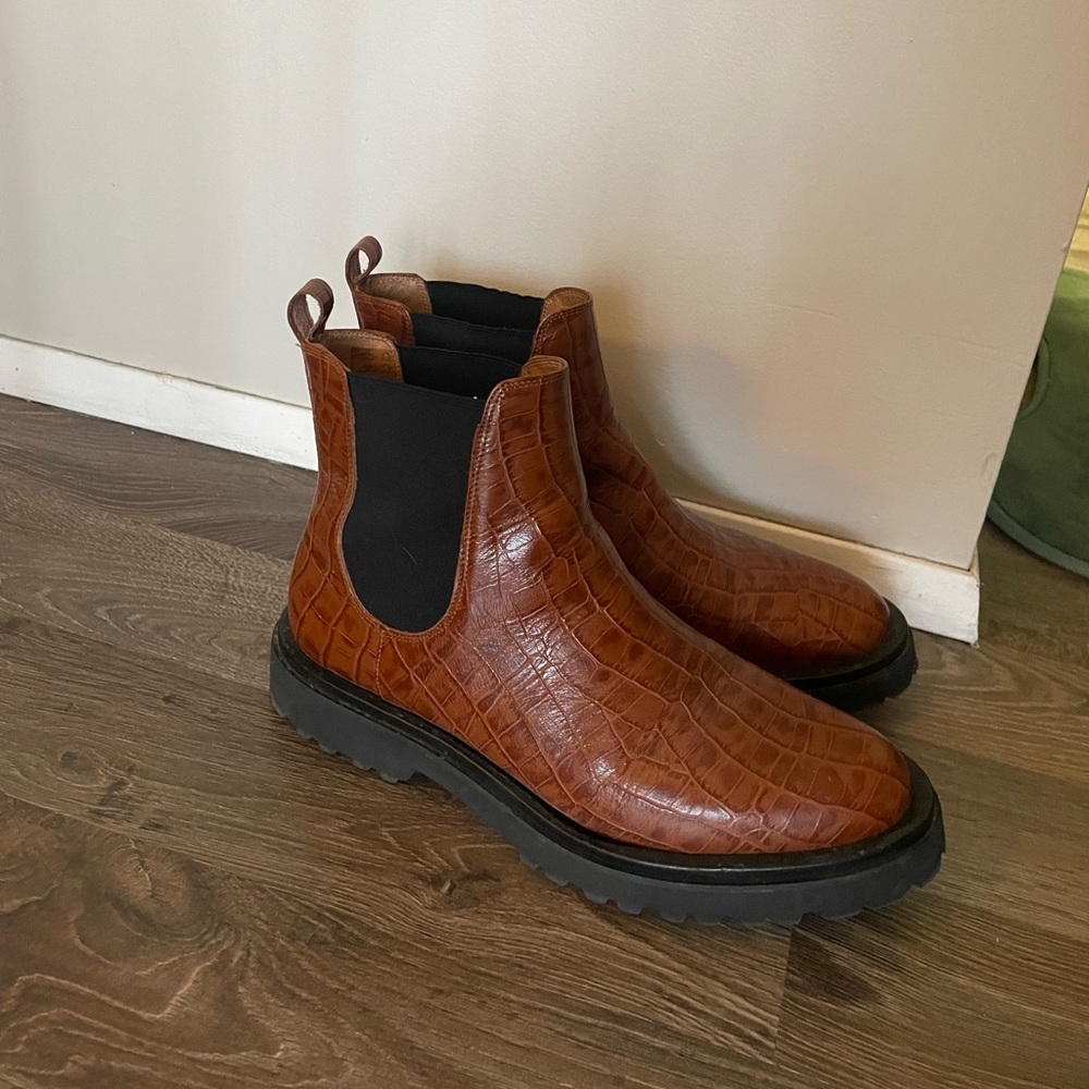 DUOBoots Morgana, Womens leather Chelsea Boots